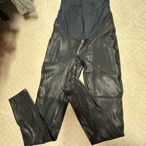 Maternity SPANX Leather leggings